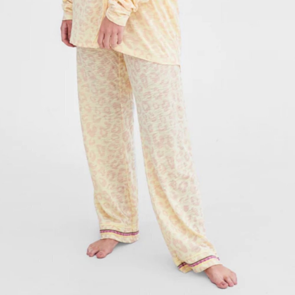 Pitusa Pima Cheetah Pants Sorbet
